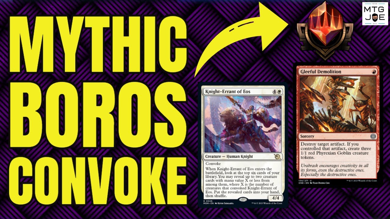 Forged in Fire: Mythic Historic Boros Convoke Artifact Deck Tech and Gameplay
