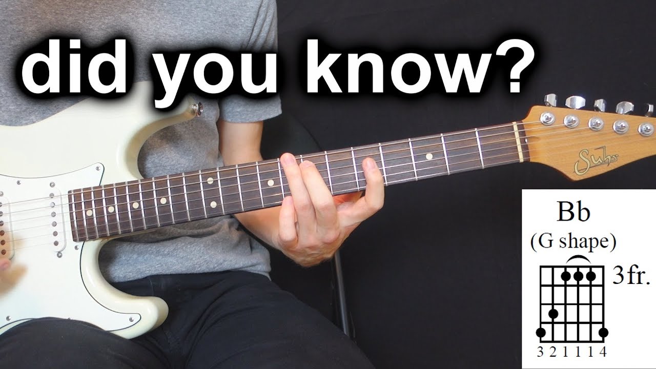 Barre Chord Shapes You Might Not Know About