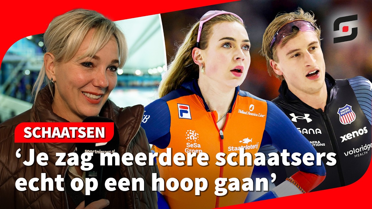 Marianne Timmer na opening WK Allround: 'Alles valt of staat met die afstand'