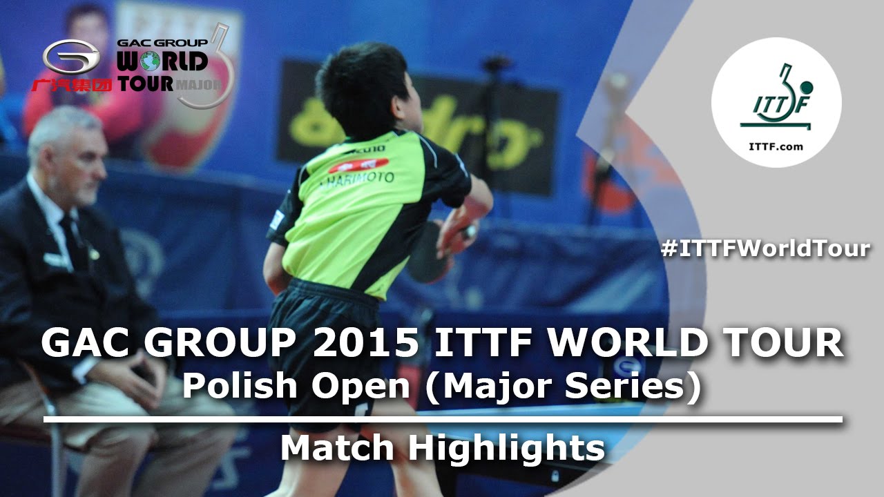 Polish Open 2015 Highlights: TAN Ruiwu vs HARIMOTO Tomokazu (Qual)