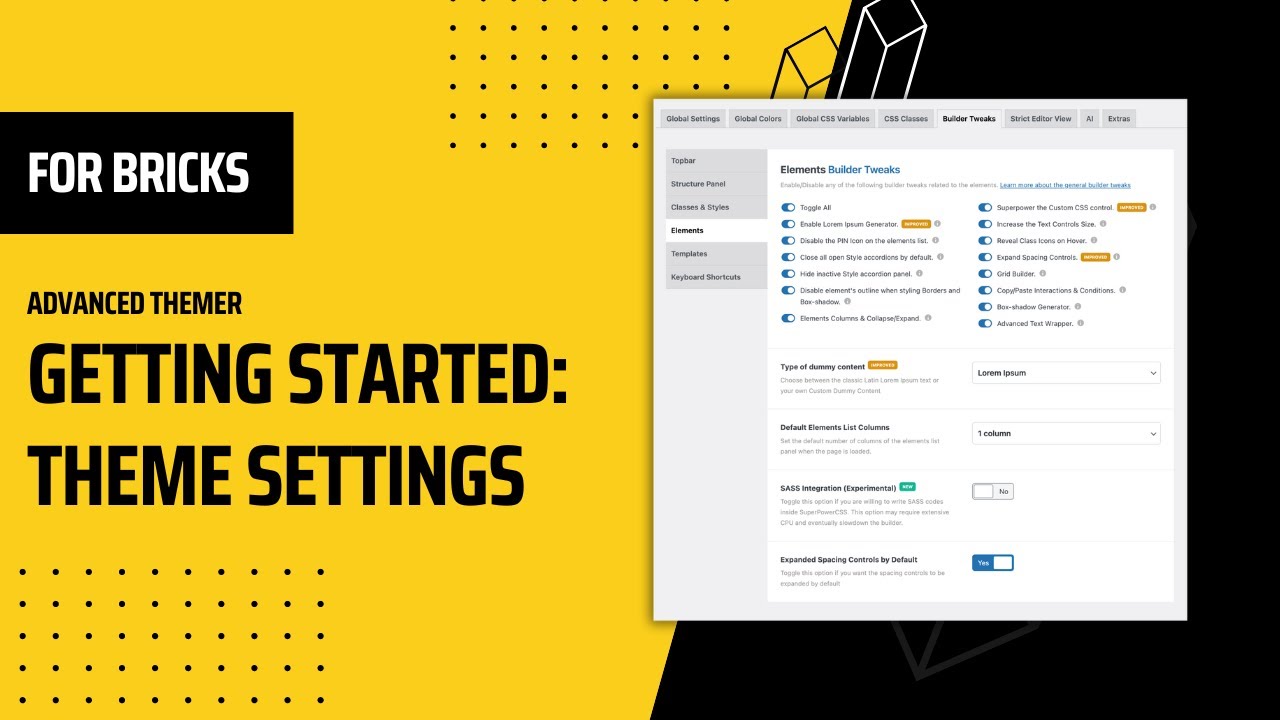 Getting Started with Advanced Themer - My recommended Theme Settings (Part 1)