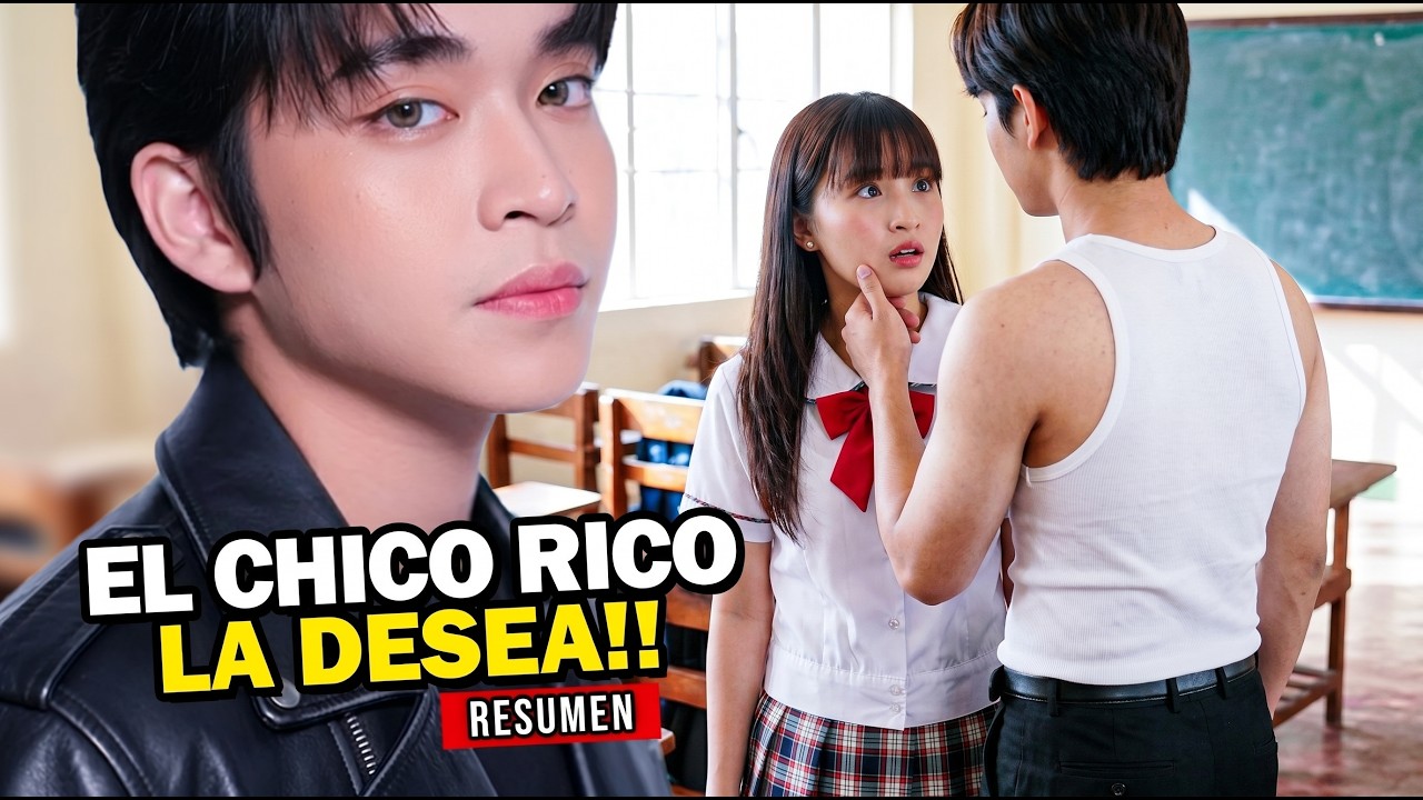 🔥Chica tímida se enamora del popular de la escuela, sin saber que en secreto él la ama