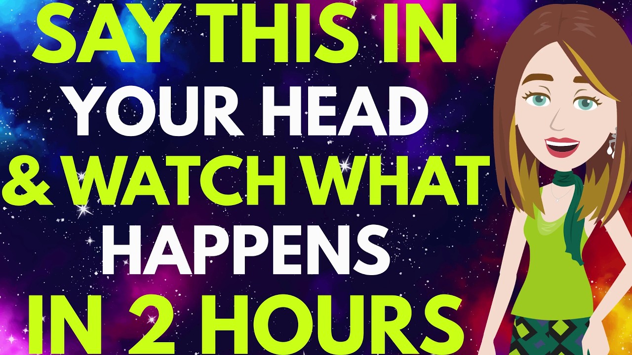 Say this in your head and watch what happens in 2 hours! Abraham Hicks 2026