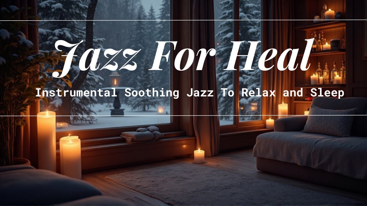 Sooth and Calming Instrumental Jazz Music - ASMR For Healing And Sleeping #asmr #healing #sleep