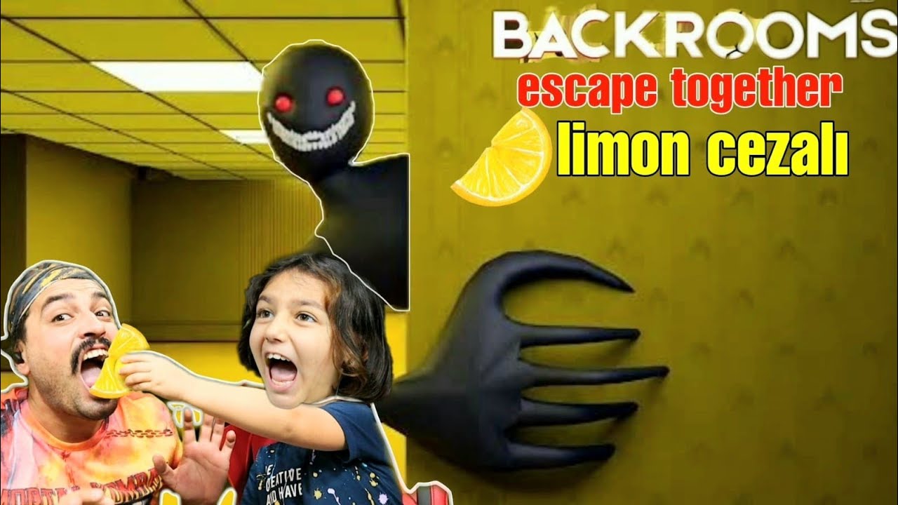 LİMON YEME CEZALI BACKROOMS! CANAVARA YAKALANAN LİMONU YER | Backrooms: Escape Together