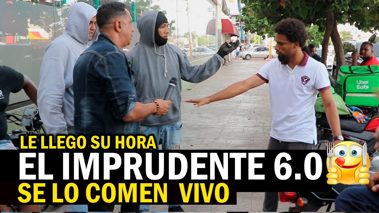 EL IMPRUDENTE 6.0  SE LO COMEN VIVO POR INTERRUMPIR LA ENTREVISTA / LE LLEGO SU HORA