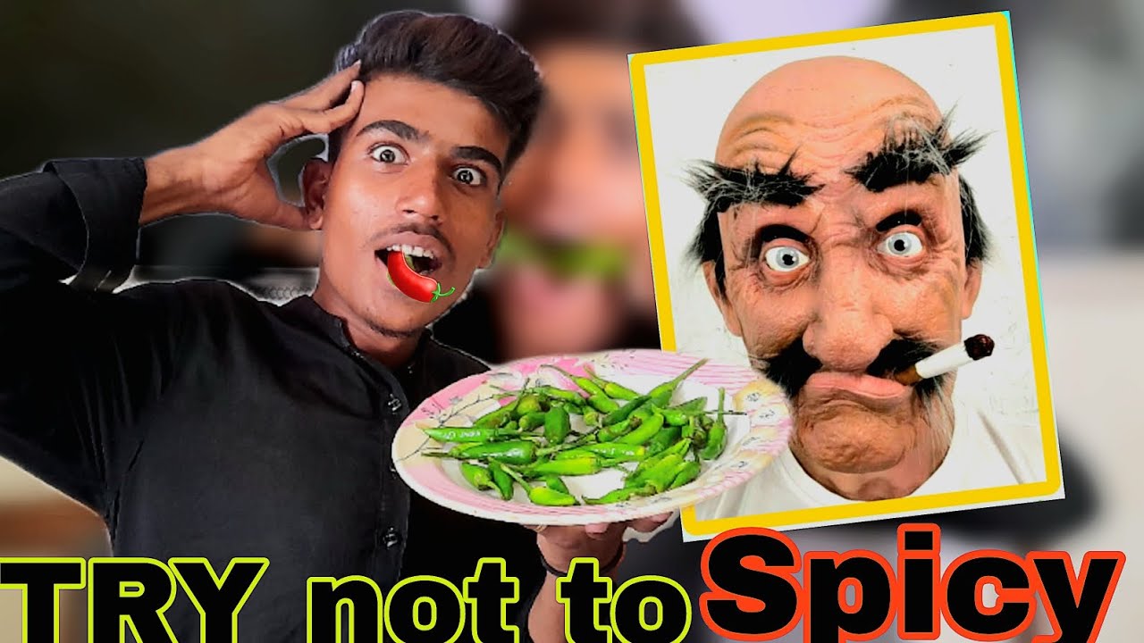 TRY not to Laugh(spicy chili papper challenge 😋 😜 😤 