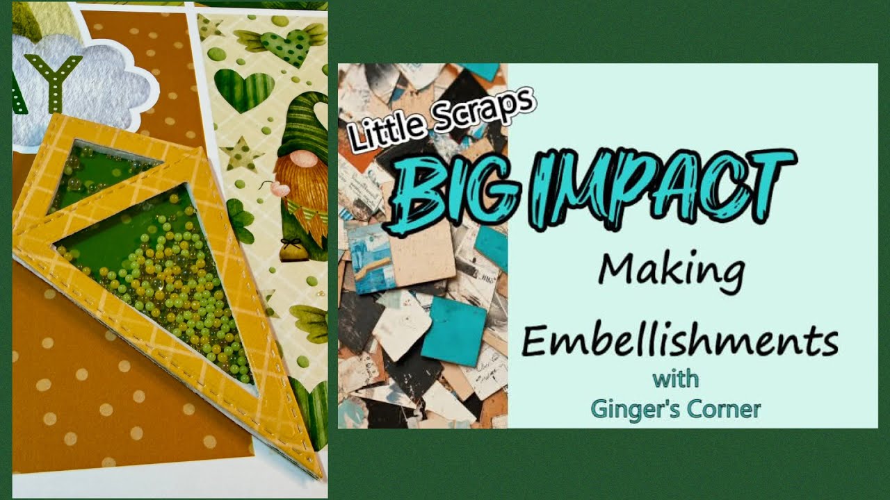 How to Create a Shaker Embellishment #kites #cardcreations papercrafts #scrapbook  