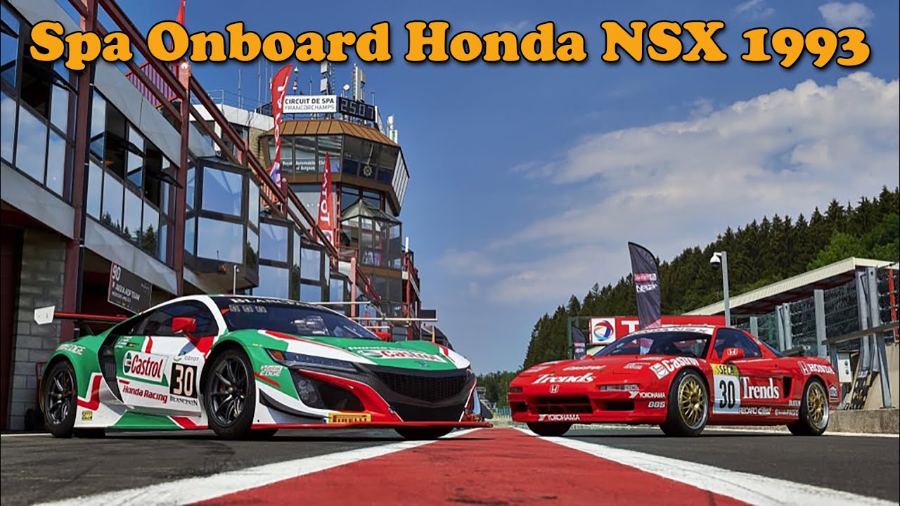 Spa Onboard 1993 Honda NSX - Bertrand Gachot