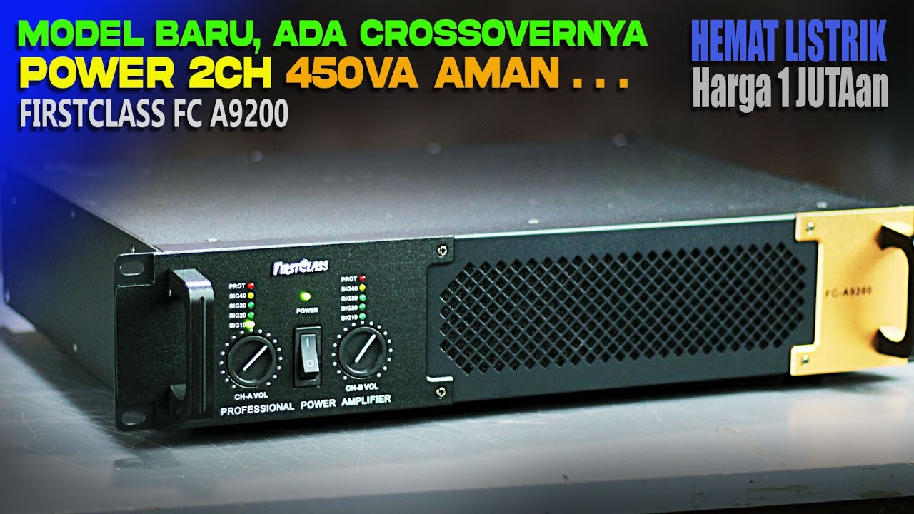 Model Baru, ada Crossovernya, Harga Terjangkau, Power Firstclass FC A9200