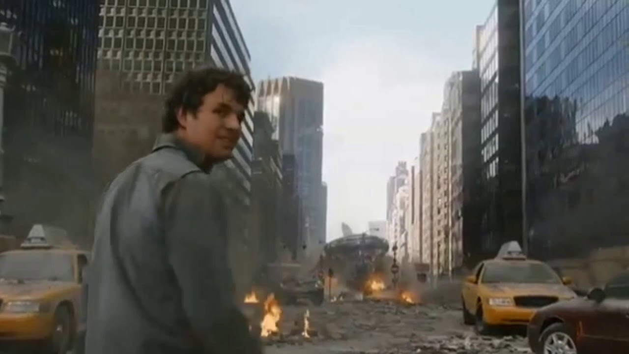 Hulk 🧟&zwj;♂️Entry status ☝ In the Avengers (last fight scene)