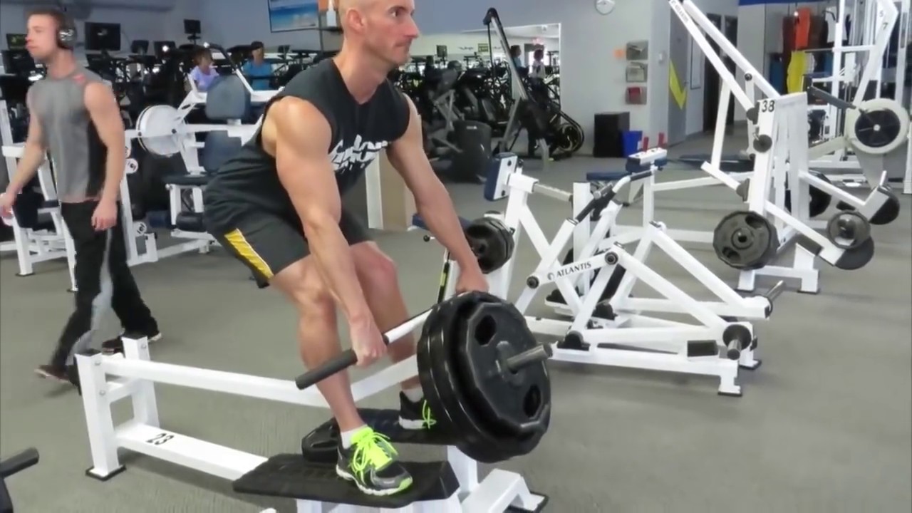 How To Do a Romanian Deadlift Using a T-Bar Row Machine