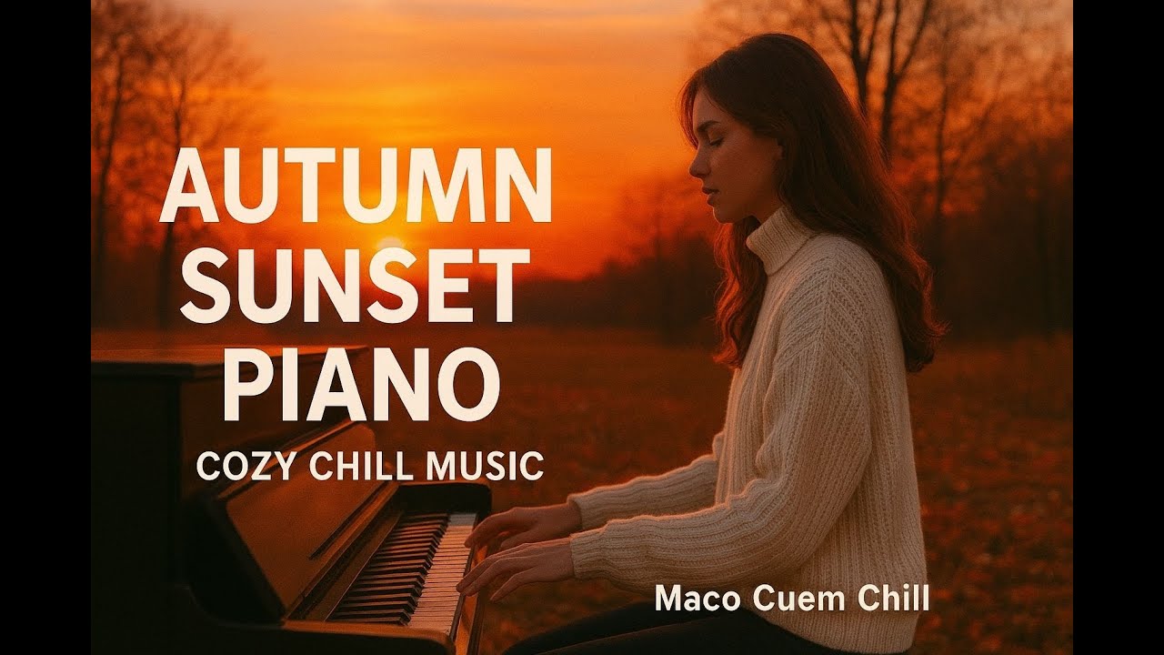 Autumn Sunset Piano &ndash; Cozy Chill Music | Maco Cuem Chill