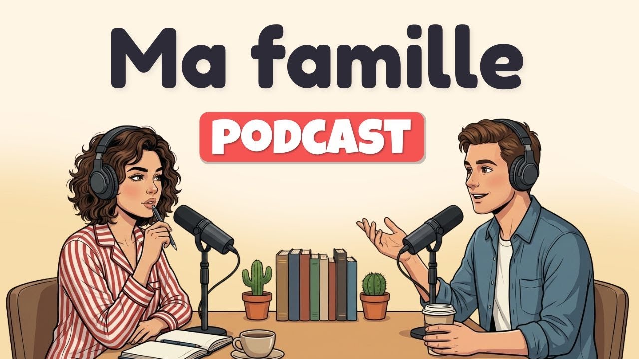 How to talk about your Family in French | French Podcast for Easy Conversation