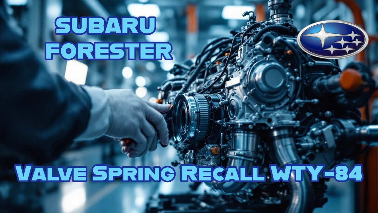 Subaru Forester valve spring replacement. Factory recall.