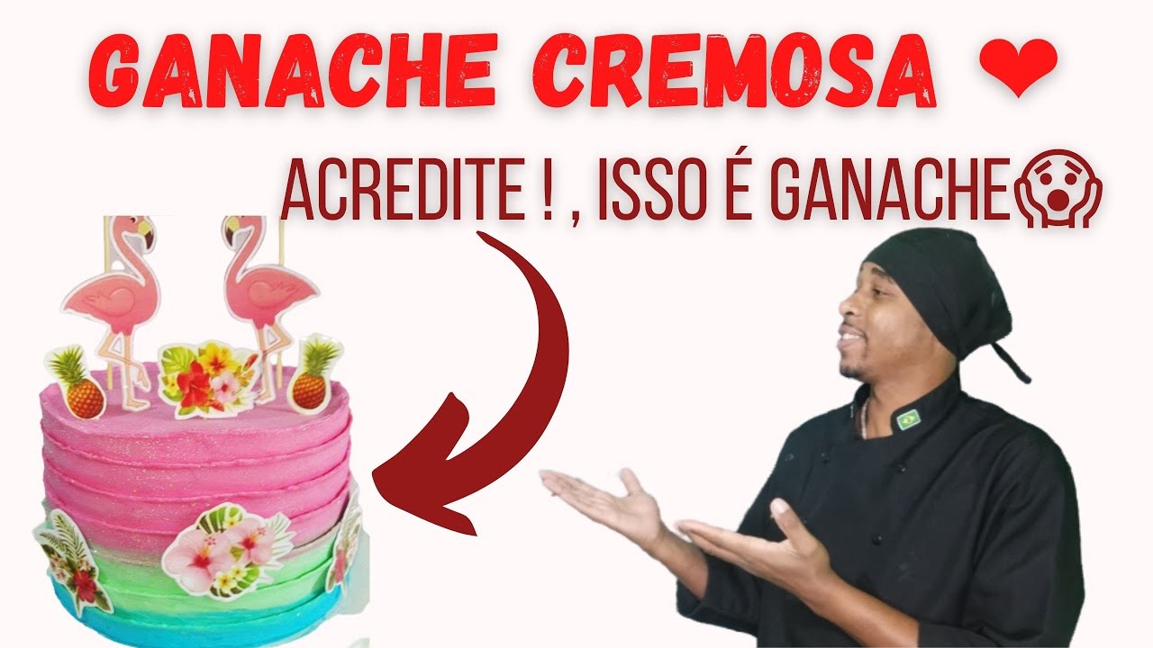COMO FAZER GANACHE CREMOSA. A MELHOR COBERTURA DO MUNDO 😍 BOLO COLORIDO. ESPÁTULADO QUE NÃO DERRETE