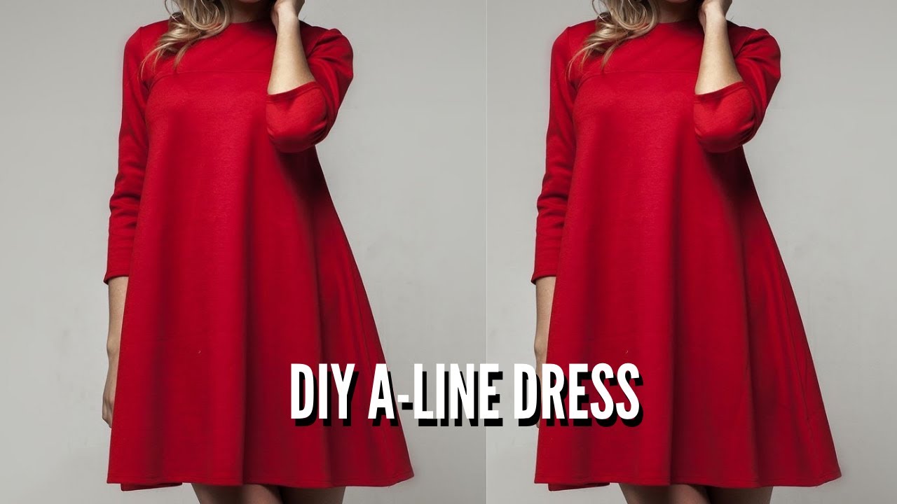 HOW TO MAKE A SIMPLE A-LINE DRESS USING SLASH AND SPREAD (BEGINNERS FRIENDLY)| diy swing dress