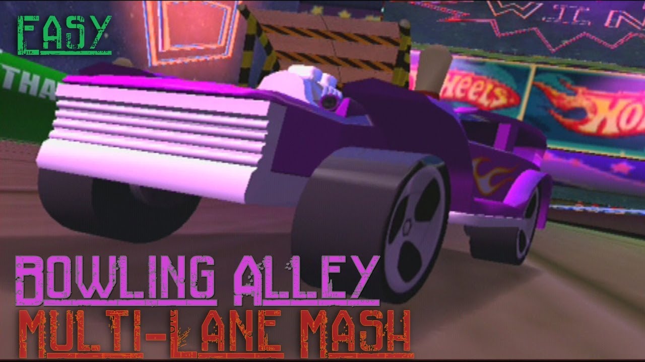 Hot Wheels: Beat That! Bowling Alley: Quickrace: Multi-Lane Mash (Easy)