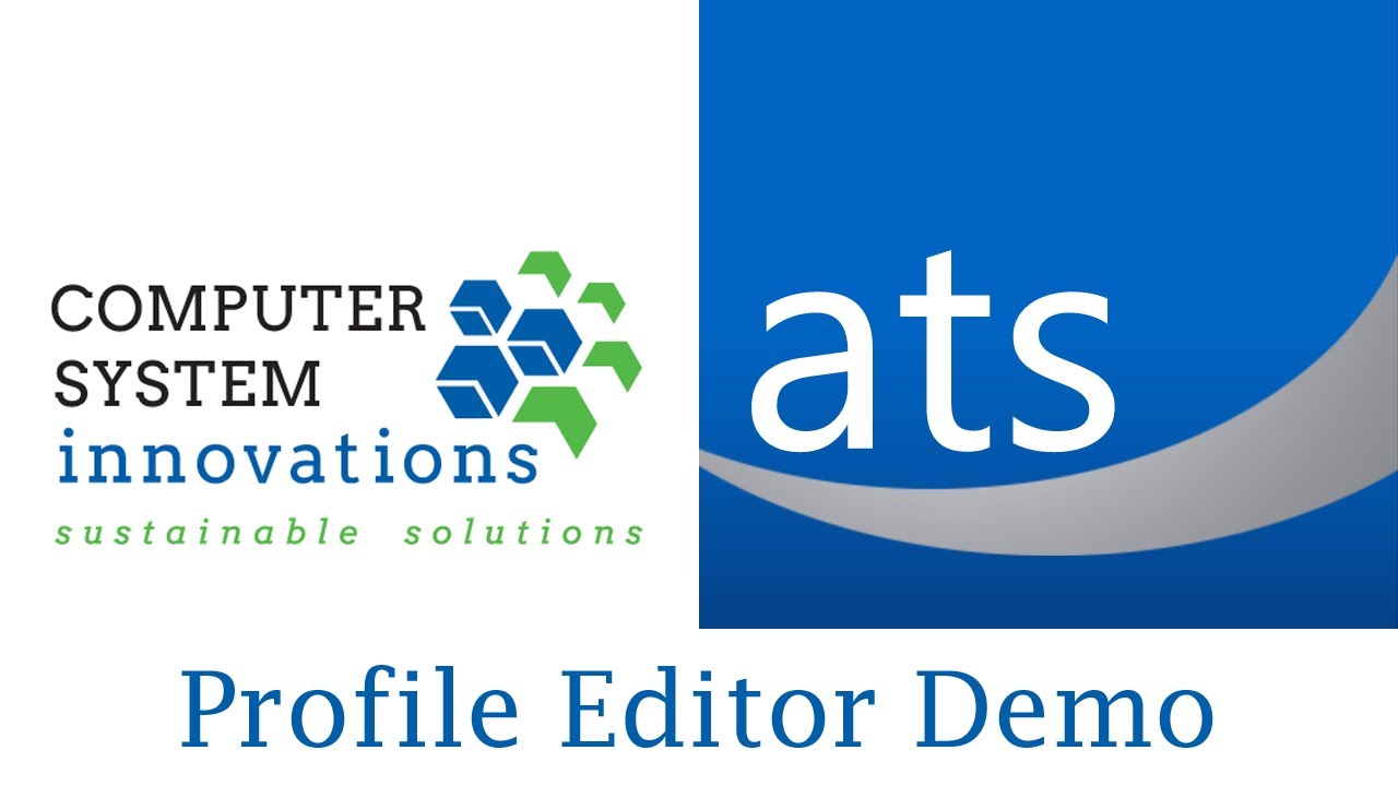 Profile Editor Admin Demo/Training