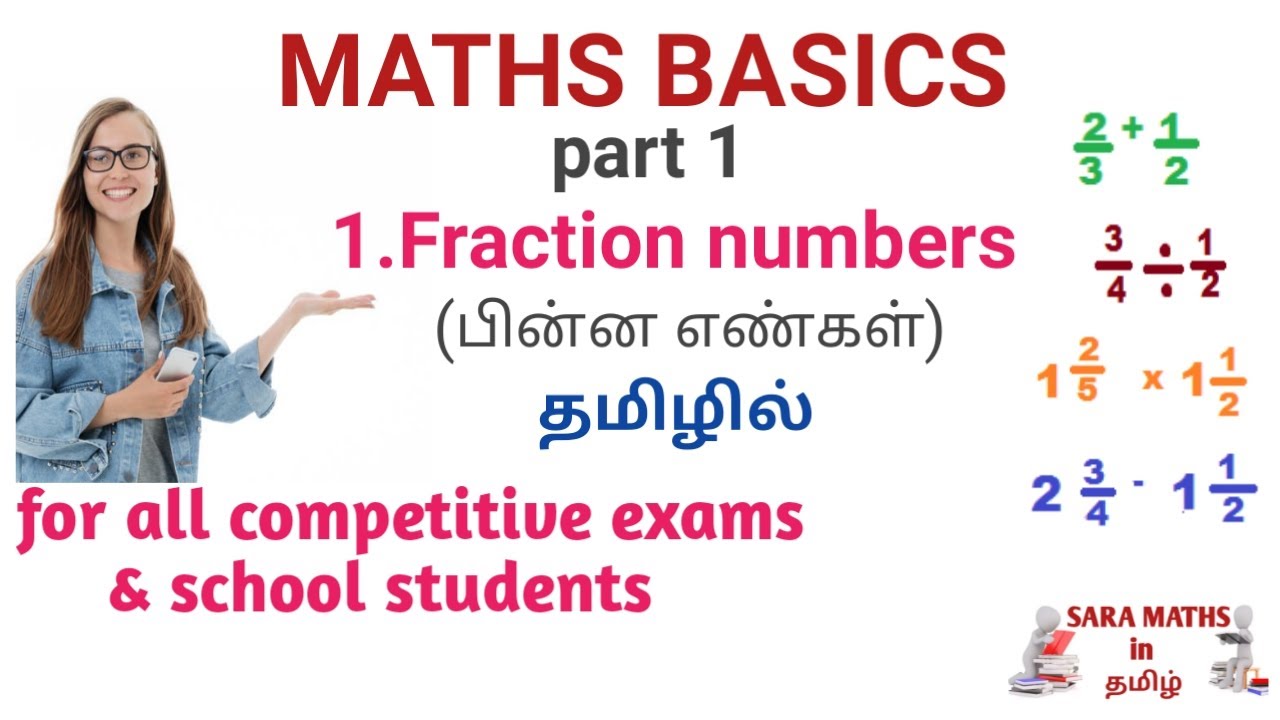 ADDITION, SUBTRACTION, MULTIPLICATION AND DIVISION OF FRACTION NUMBERS#mathsbasics #fractionnumbers