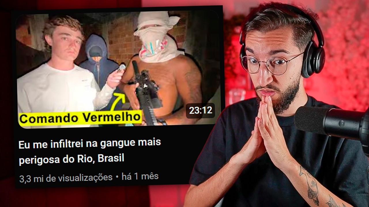 GRINGO CONHECE FAVELA DO CV NO RIO DE JANEIRO