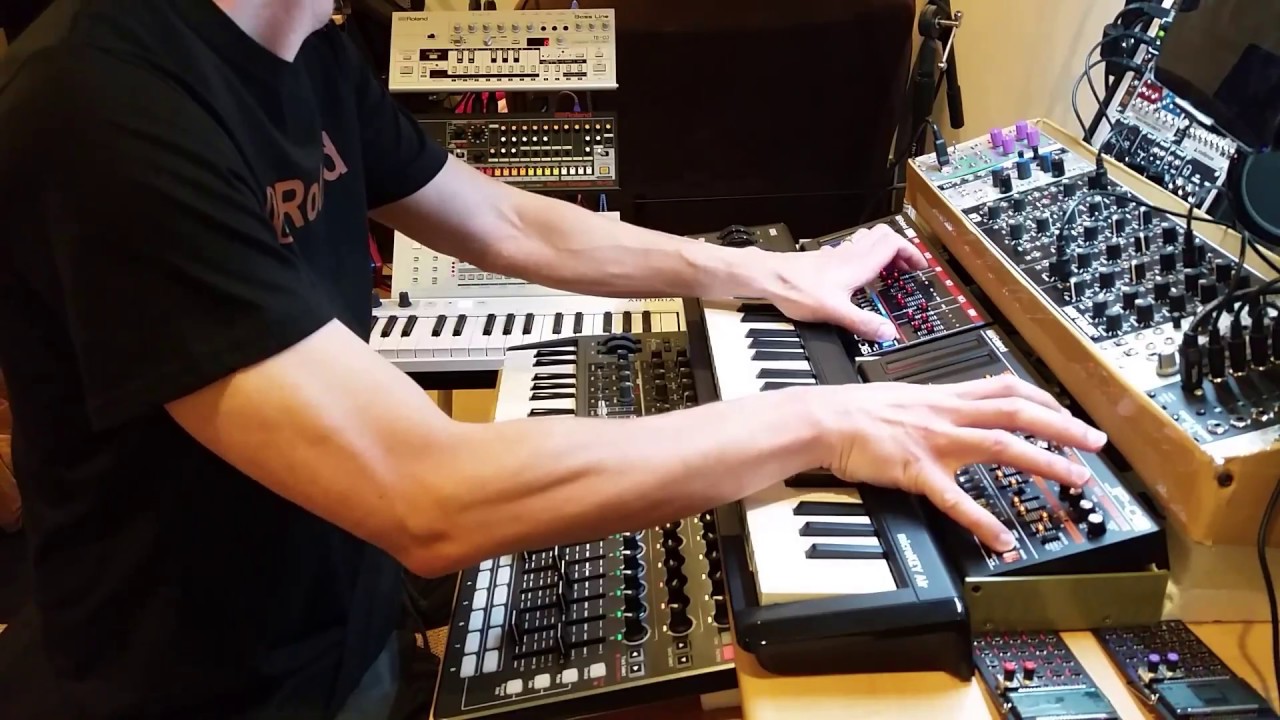 Roland Boutique Trance Live Performance (TR-09, TR-08, TB-03, JU-06, & JP-08)