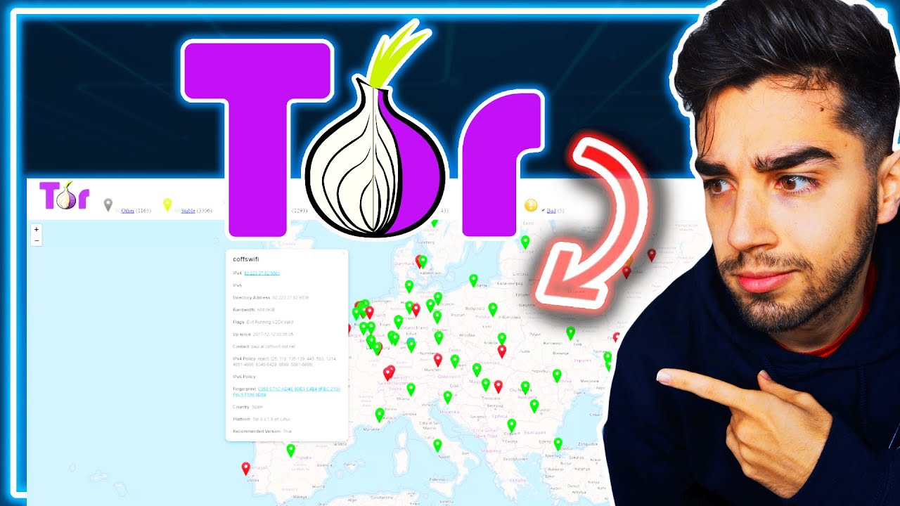El Mapa de la RED TOR - Los nodos de la DEEP WEB 🚩