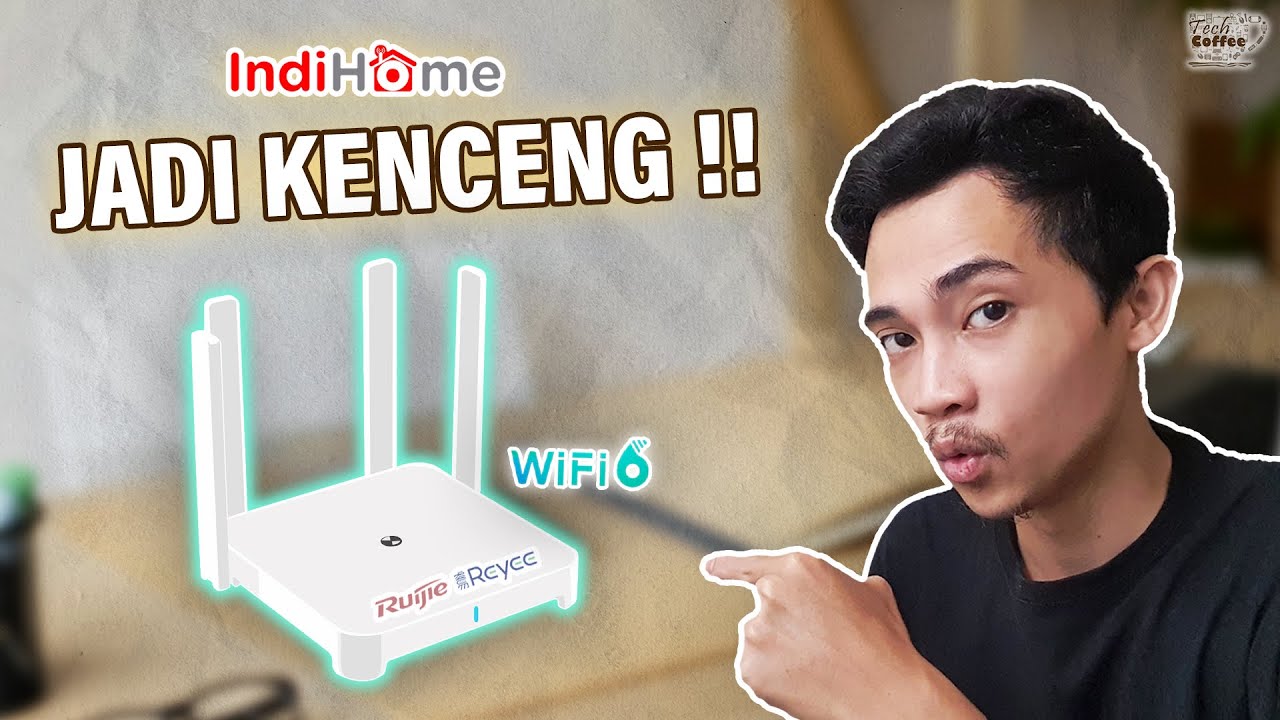 Upgrade router Indihome jadi WiFi 6 ⚡ dengan Ruijie RG-EW1800GX PRO