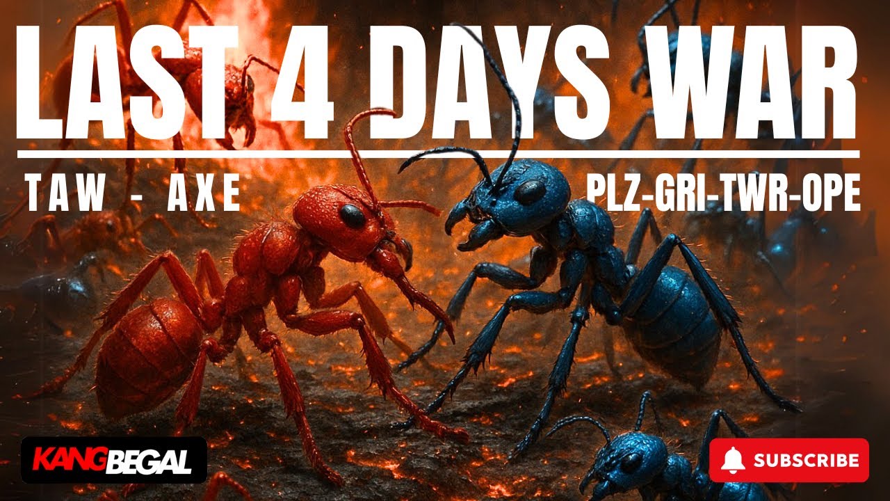 LAST 4 DAYS WAR IN VAST JUNGLE AND BACK TO SERVER | The Ants Underground Kingdom