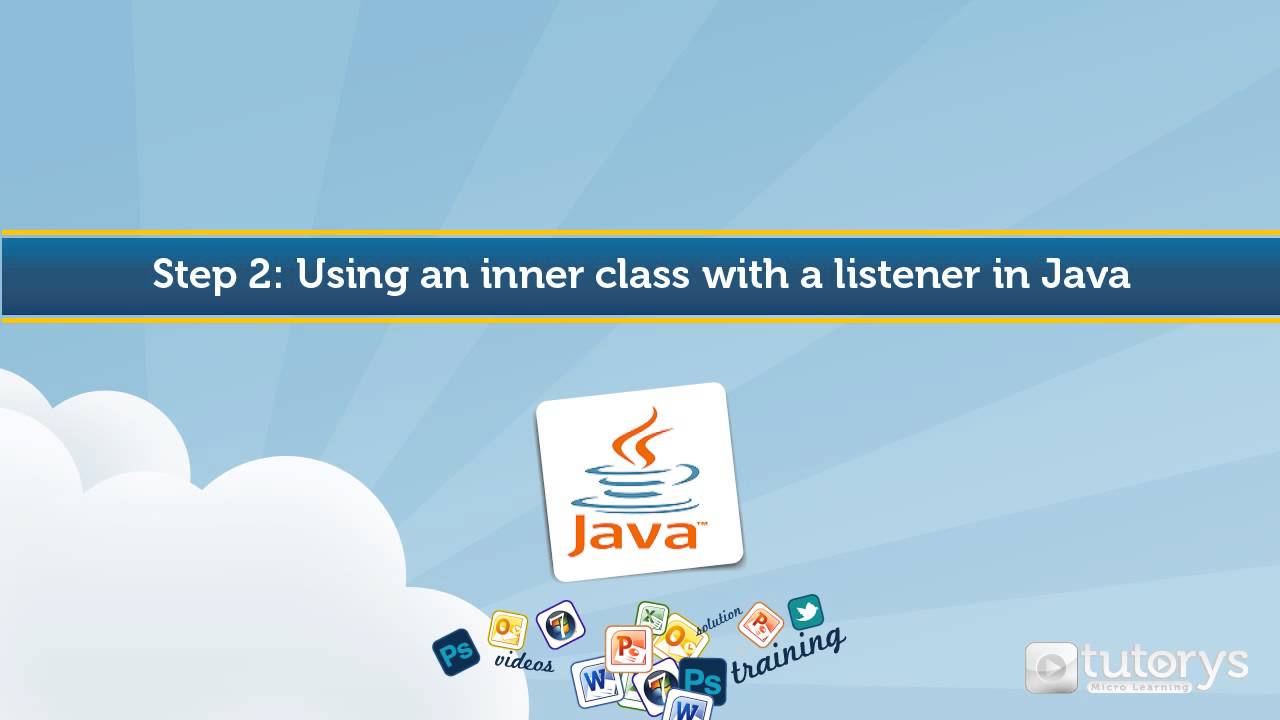 How to use inner classes to handle events in Java?