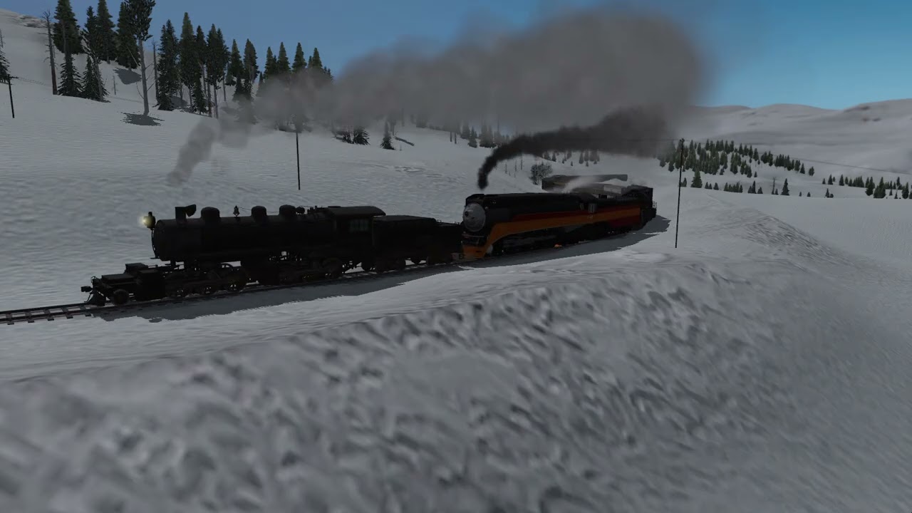 DNWP #200 and SP #4449 Excursion over Donner Pass (National Train Day Special)
