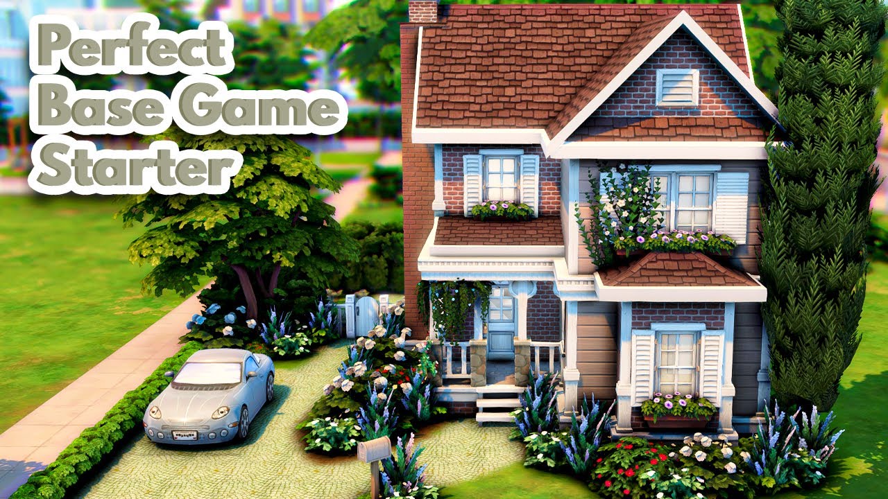 Perfect Base Game Starter 🌿  The Sims 4 Speed Build [No CC]