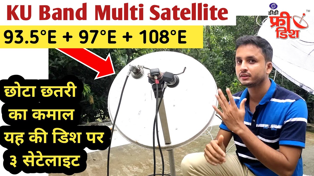 Multi Satellite setup with DD free Dish on a small size KU Band dish