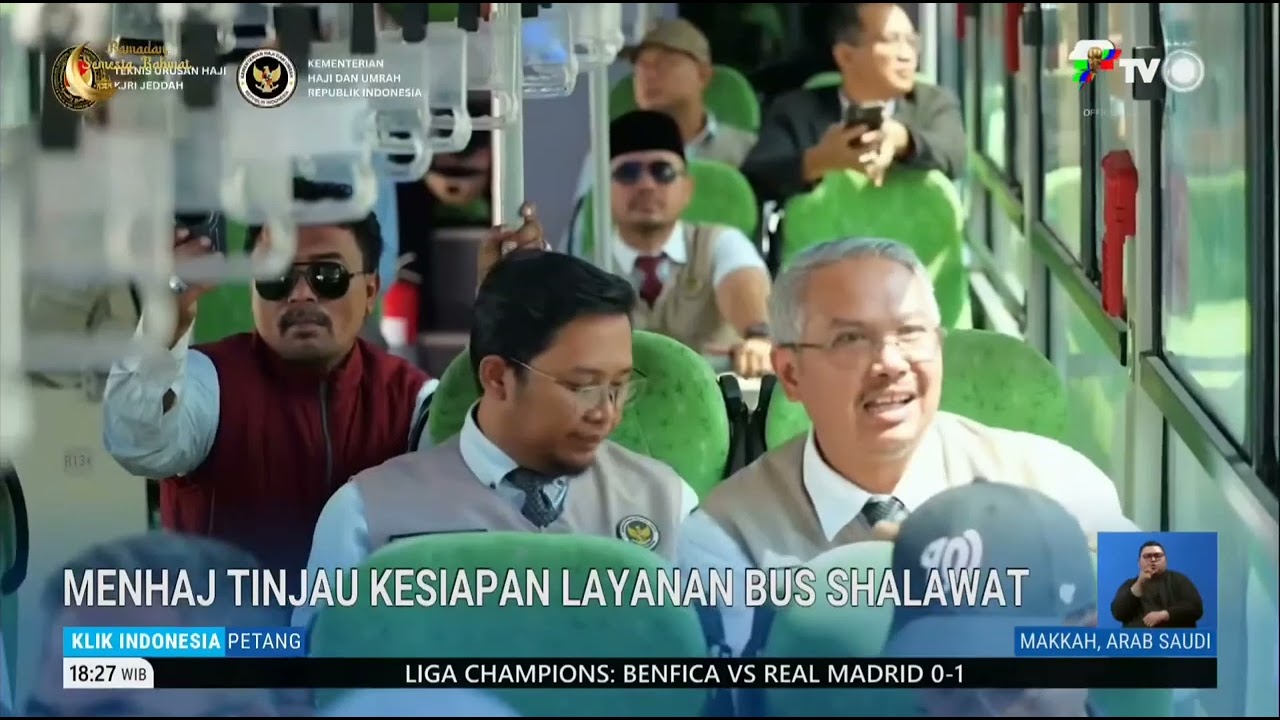 MENHAJ TINJAU KESIAPAN LAYANAN BUS SHALAWAT