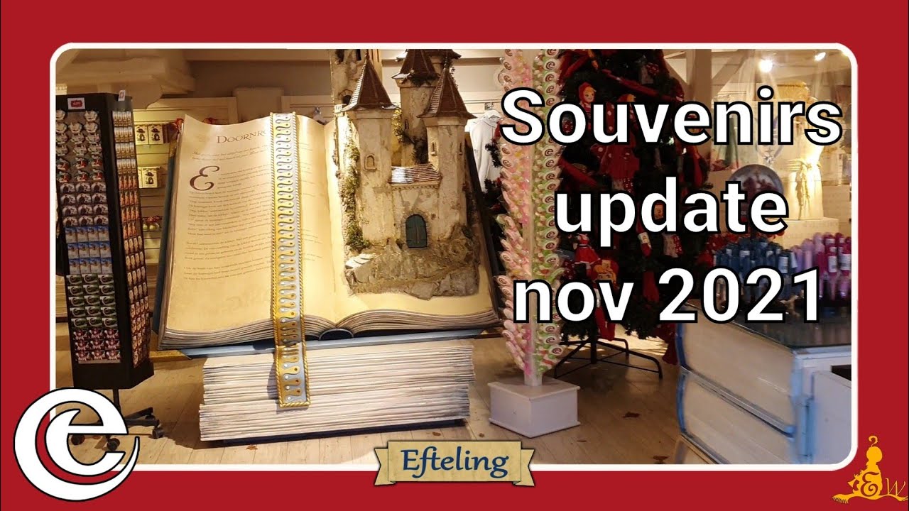 [#Efteling] 🛒 Souvenirs update Marskramer (nov 2021)