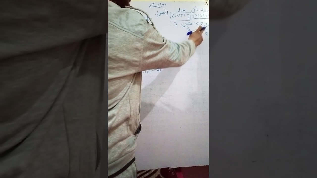 شرح درس العول بطريقه سهله جداً جداً