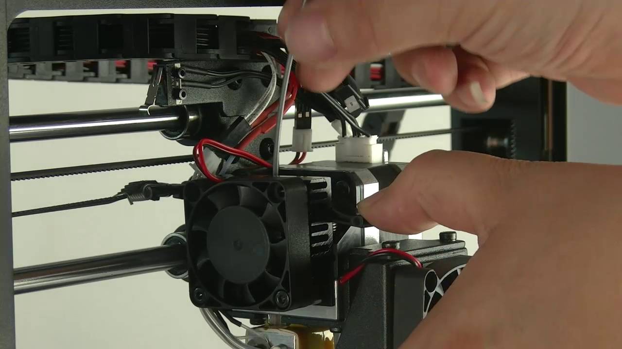 Monoprice select 3d printer Clean nozzle Jam