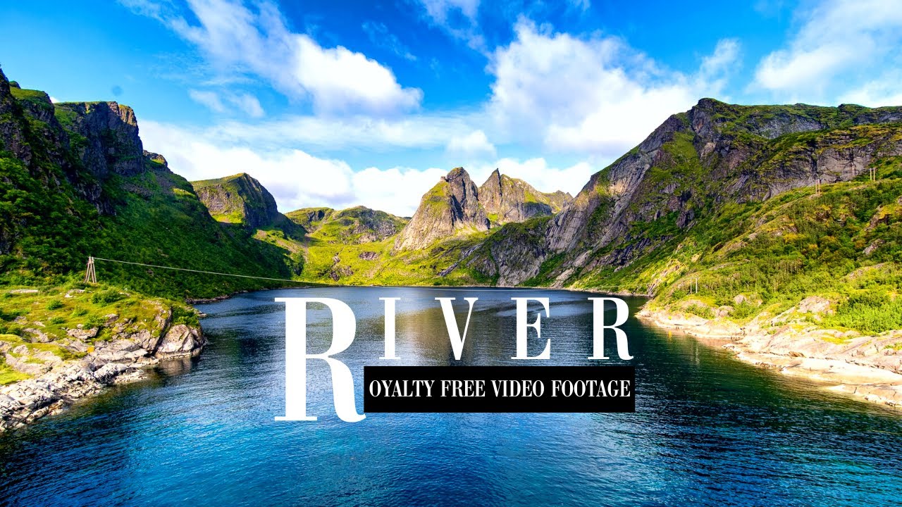River Stock Video Footage No Copyright | River Nature Video | River Cinematic Video | Royalty Free