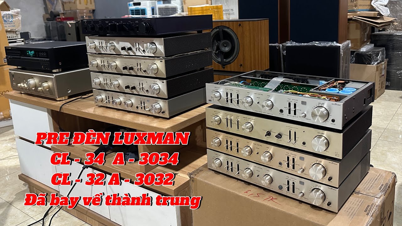 PRE Đ&Egrave;N LUXMAN ( luxkit ) CL34 A - 3034 v&agrave; CL32 A 3032 đ&atilde; về shop rất nhiều