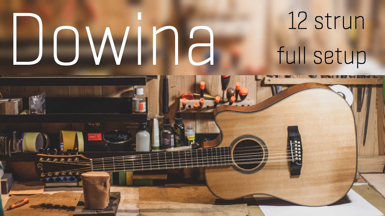 Dowina Gitara Dwunastostrunowa D12 / Szlif progów / Regulacja / Full Setup