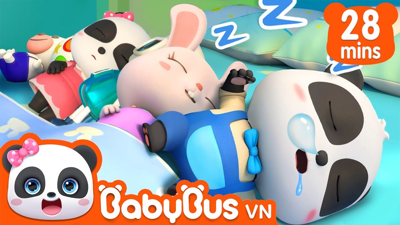 Mười chú bé trên giường | Bài hát những chứ số | Ten in the Bed | Nhạc thiếu nhi vui nhộn | BabyBus