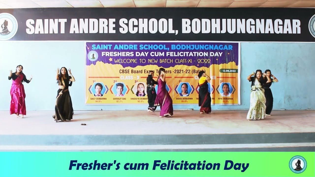 Hindi Dance Performance 12-A | Freshers Day | Saint Andre School