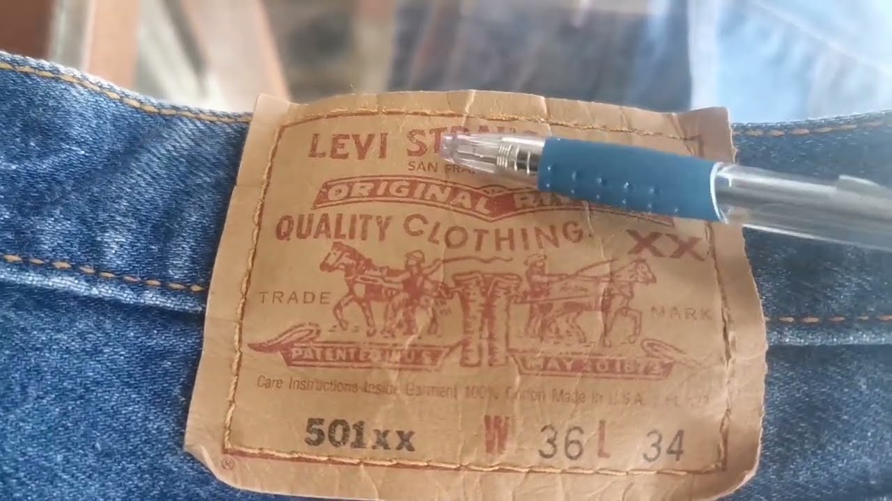 วิธีการดู Levi's 501XX  USA ปี 1998 vintage ของแท้ยังไงไม่ให้โดนหลอก ep.3
