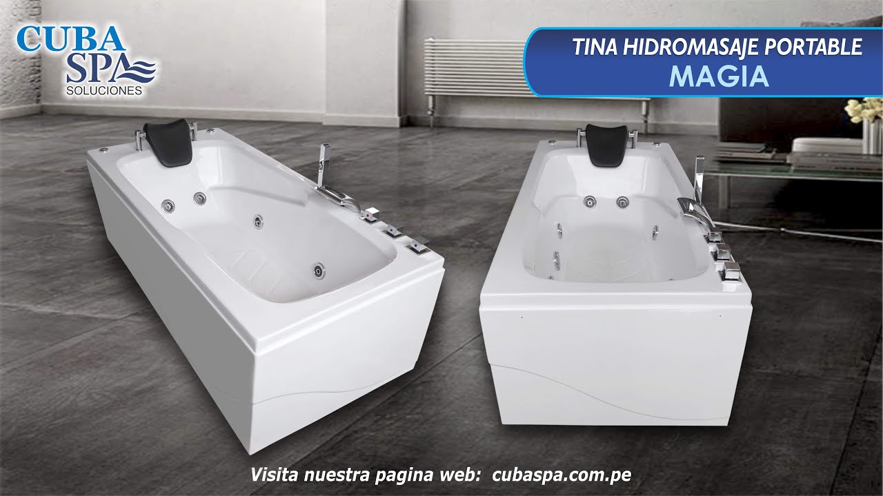 TINA PORTABLE CON HIDROMASAJE 