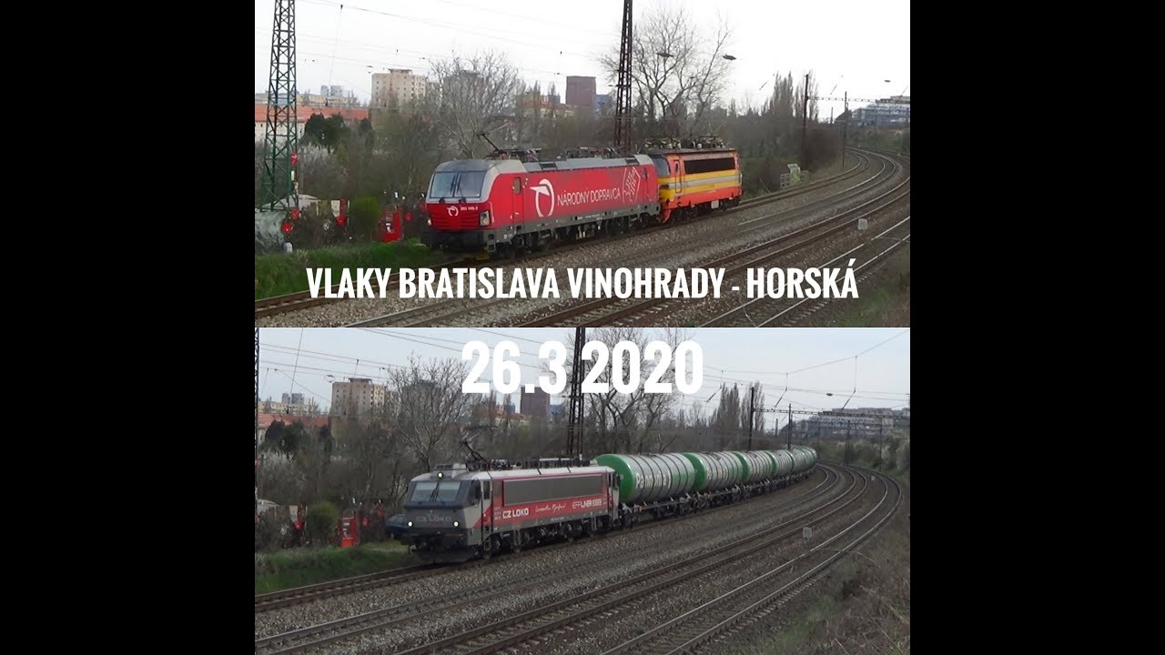 Vlaky Bratislava Vinohrady - Horská