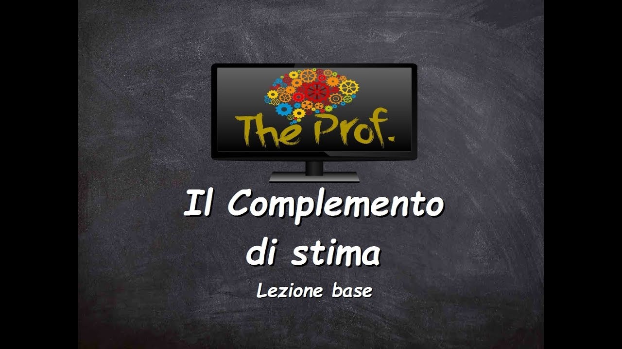 Analisi logica: Il Complemento di stima (lezione base)