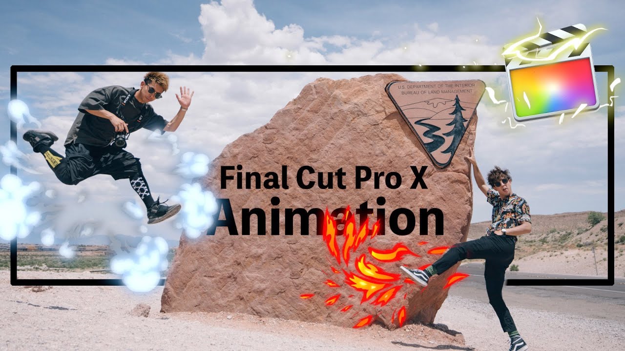 【Final Cut Pro X】かっこいいアニメーションを付ける方法。