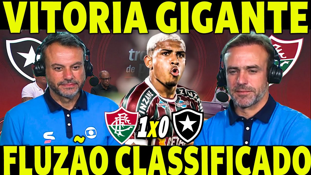 FLUMINENSE 1 X 0 BOTAFOGO! VITÓRIA IMPORTANTE DO FÇUZÃO! PÓS JOGO FLUMINENSE X BOTAFOGO!