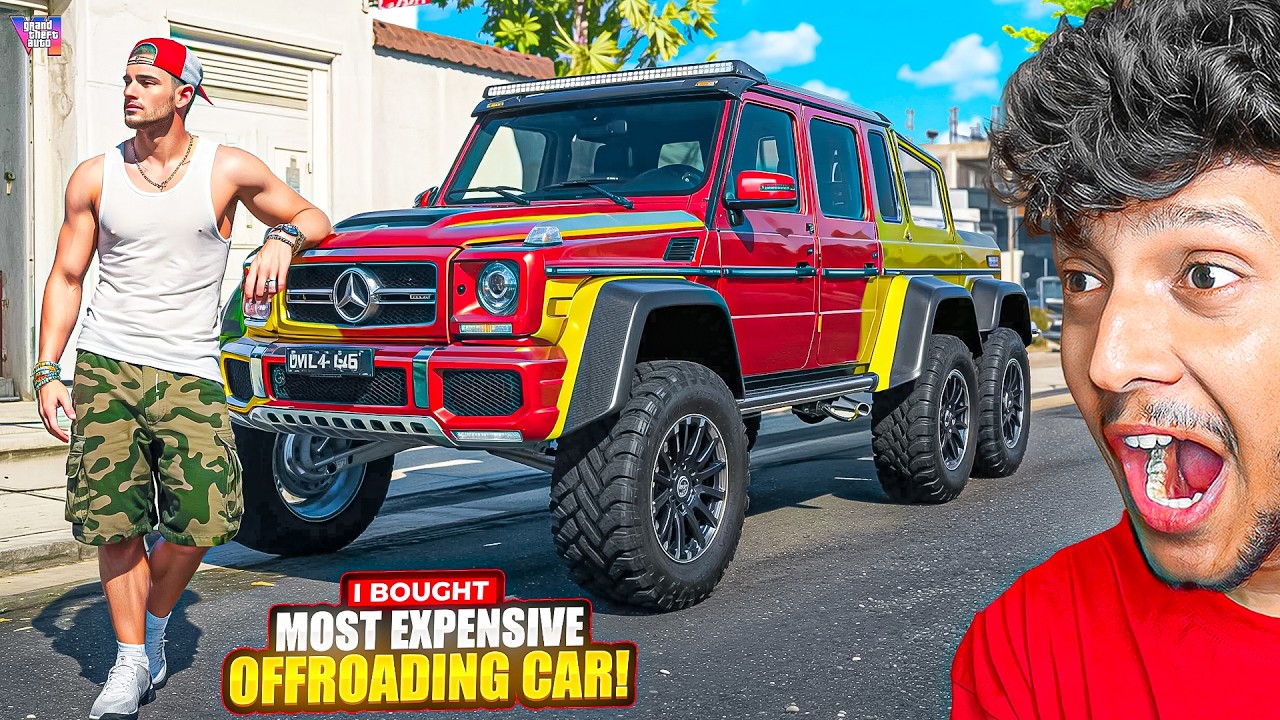 BUYING MOST POWERFUL 6x6 OFF-ROADING CAR in GTA 5 Real Life!😱#7