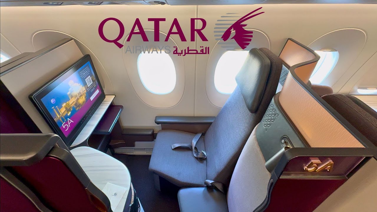Бизнес-класс Qatar Airways (Qsuite) | A350-1000 | Из Дохи в Джидду | 4K